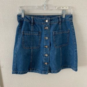 H&M Divided Jean mini skirt